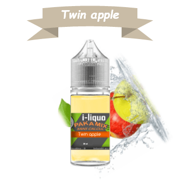 E-liquide au goût fruit Pomme Twin Apple . Petit ou grand format en vente à i-liquo cigarettes électroniques Bordeaux gironde.