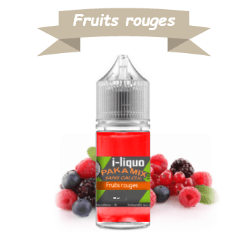 E-liquide au goût naturel Fruits rouges . Petit ou grand format en vente à i-liquo cigarettes électroniques Bordeaux gironde.